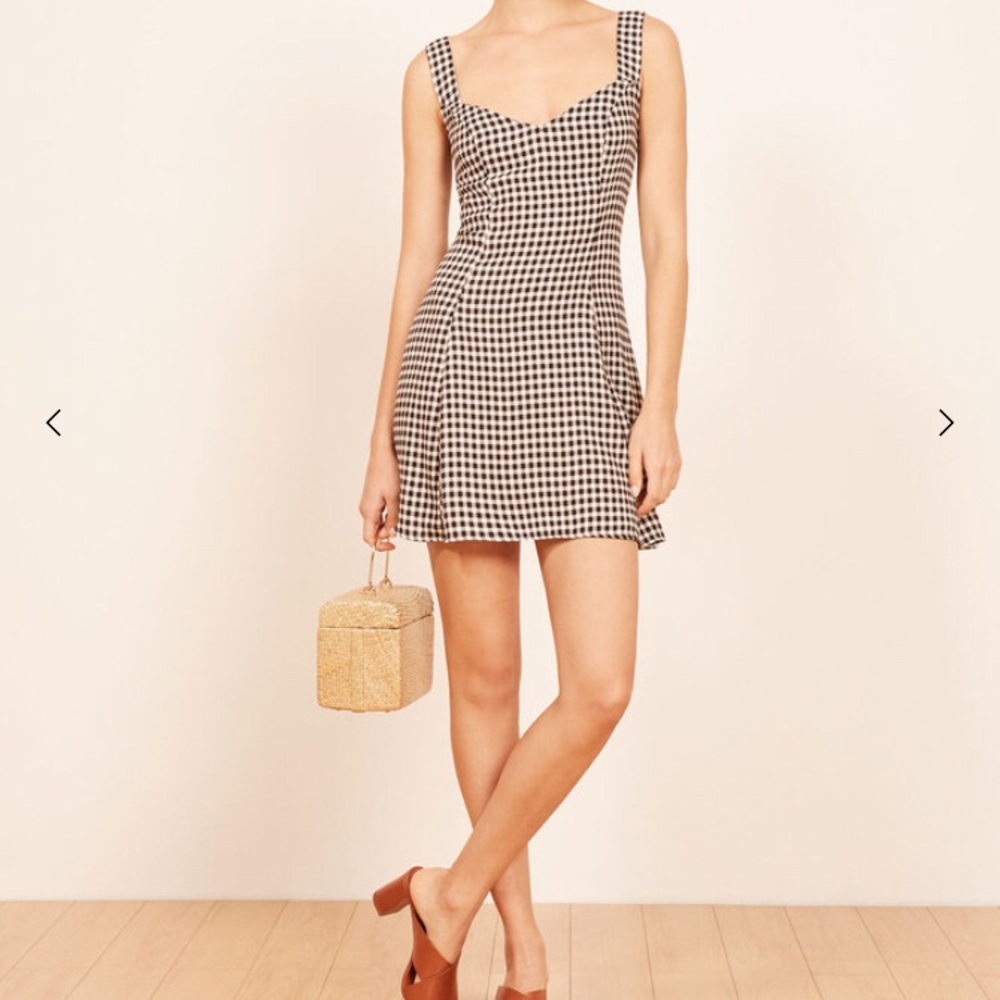 REFORMATION Blare Dress | Gingham